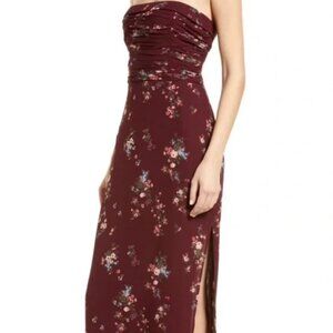 Reformation Lore Strapless Dress